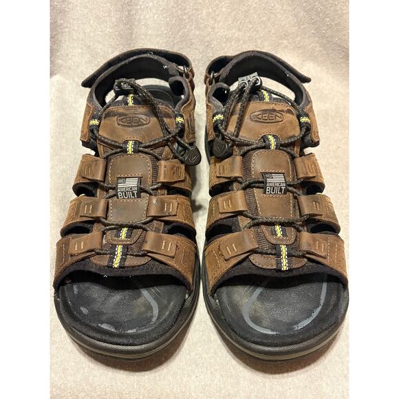 Keen Rialto Men’s Size 11 USA Made Leather Open Toe Sandals Waterproof main image 4